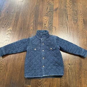 Boys quilted jean jacket - size 4